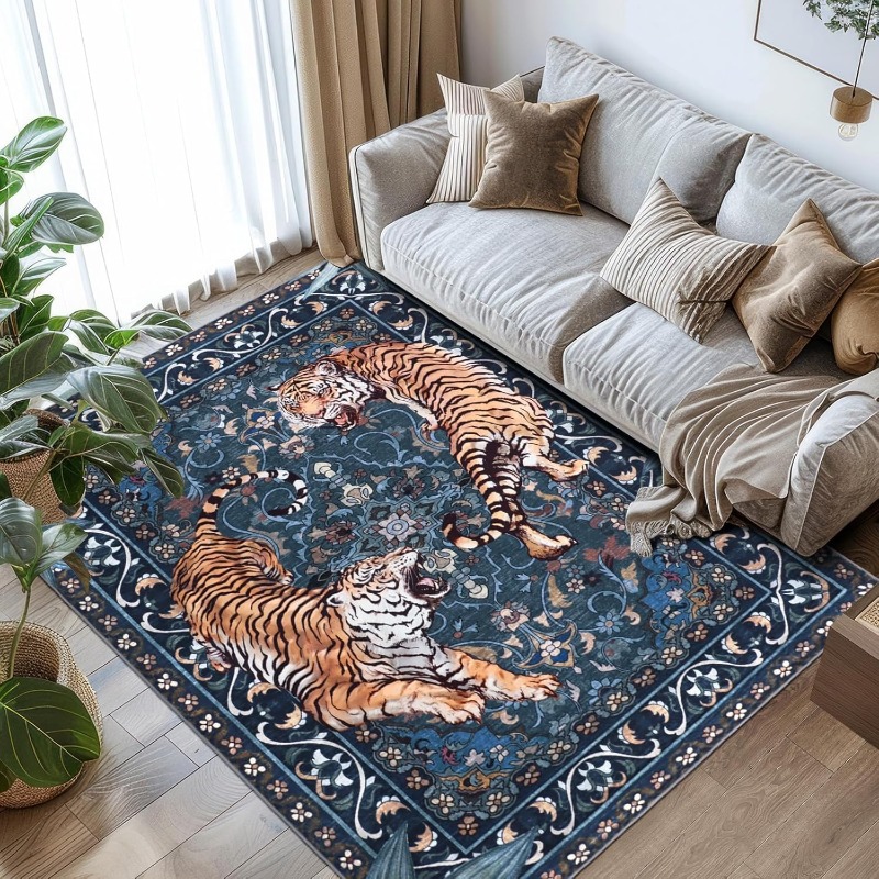 Nordic Retro Tiger Design Livi - Printing On Commercial 评论和价格