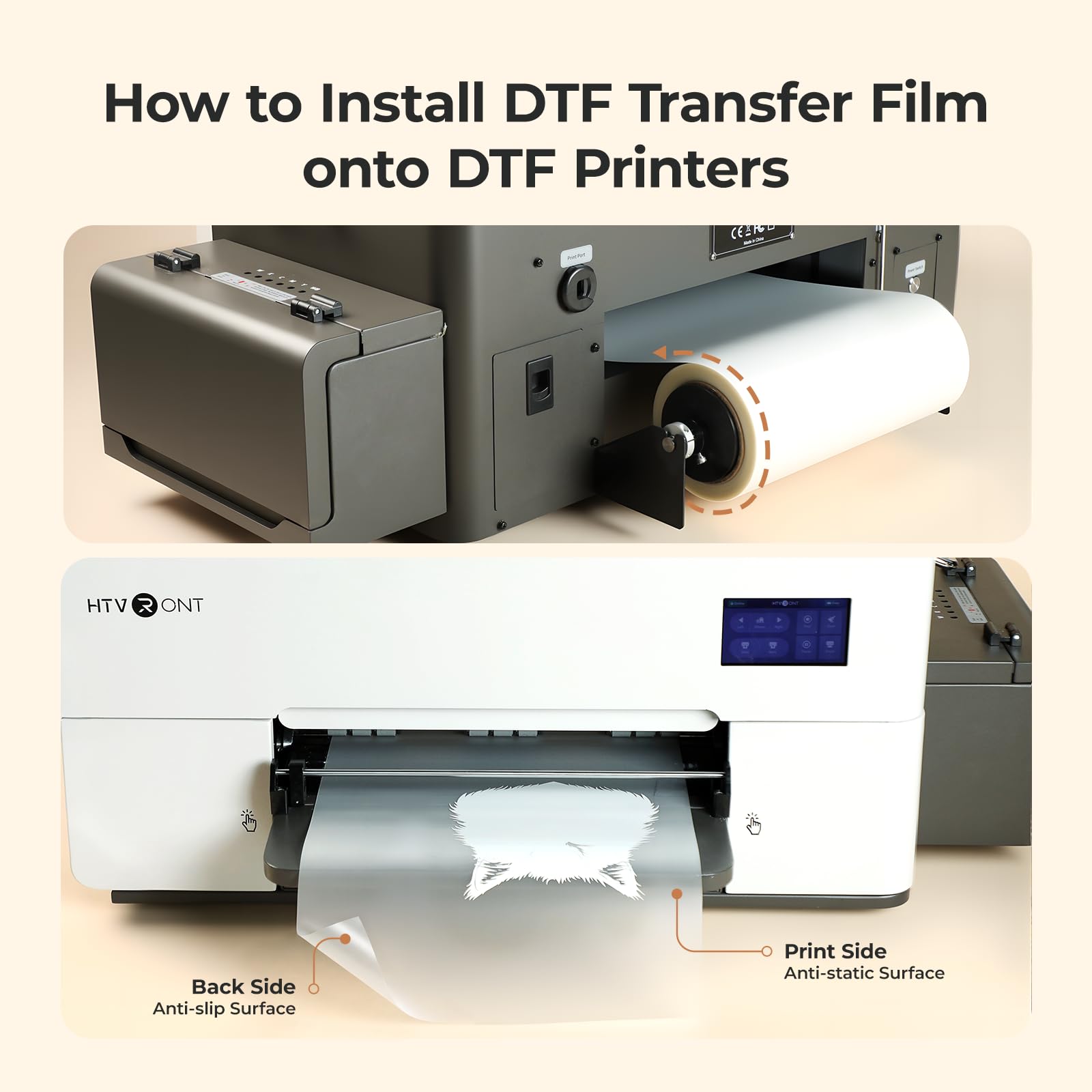 HTVRONT DTF Transfer Film Roll - Dtf Film Roll A3 评论和价格