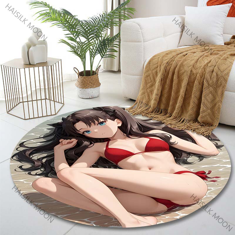 1PC Red bikini on beach Print  - Printing On Commercial 评论和价格
