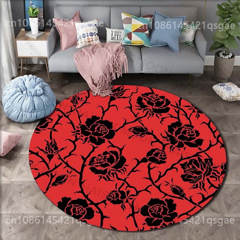 Multiple size Black roses on r - Printing On Commercial 评论和价格
