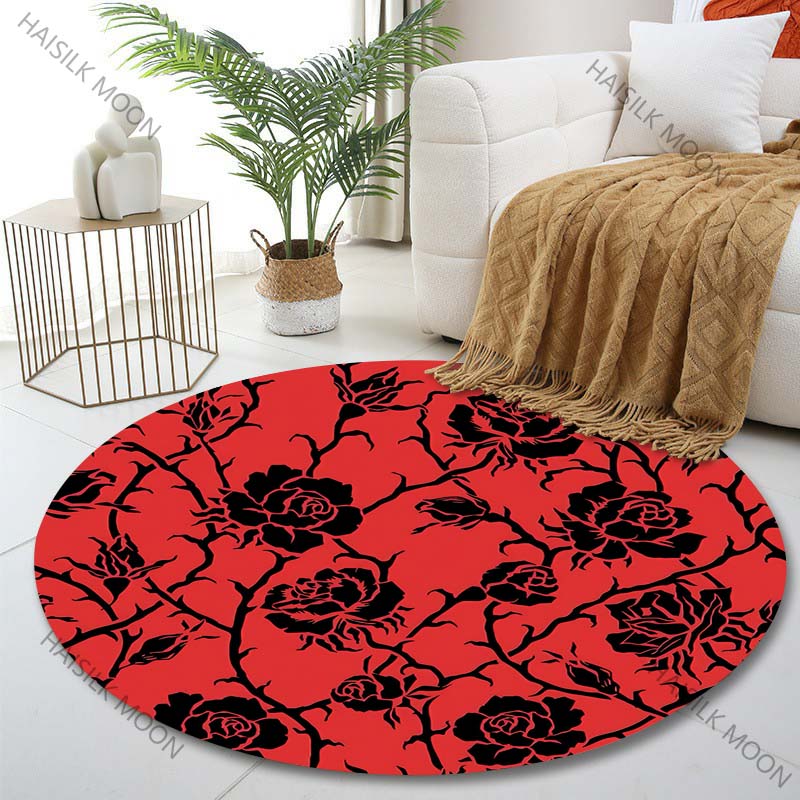 Multiple size Black roses on r - Printing On Commercial 评论和价格