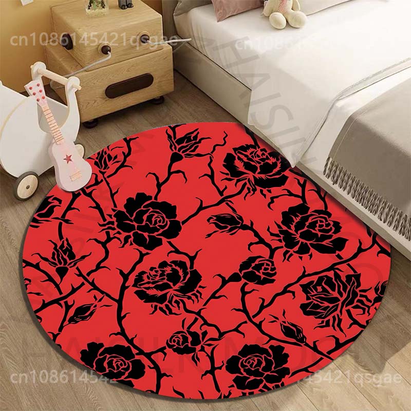 Multiple size Black roses on r - Printing On Commercial 评论和价格