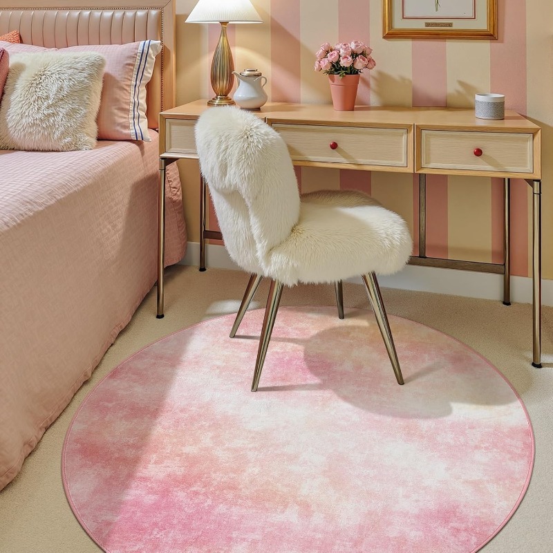 Round Living Room Carpet Vinta - Printing On Commercial 评论和价格
