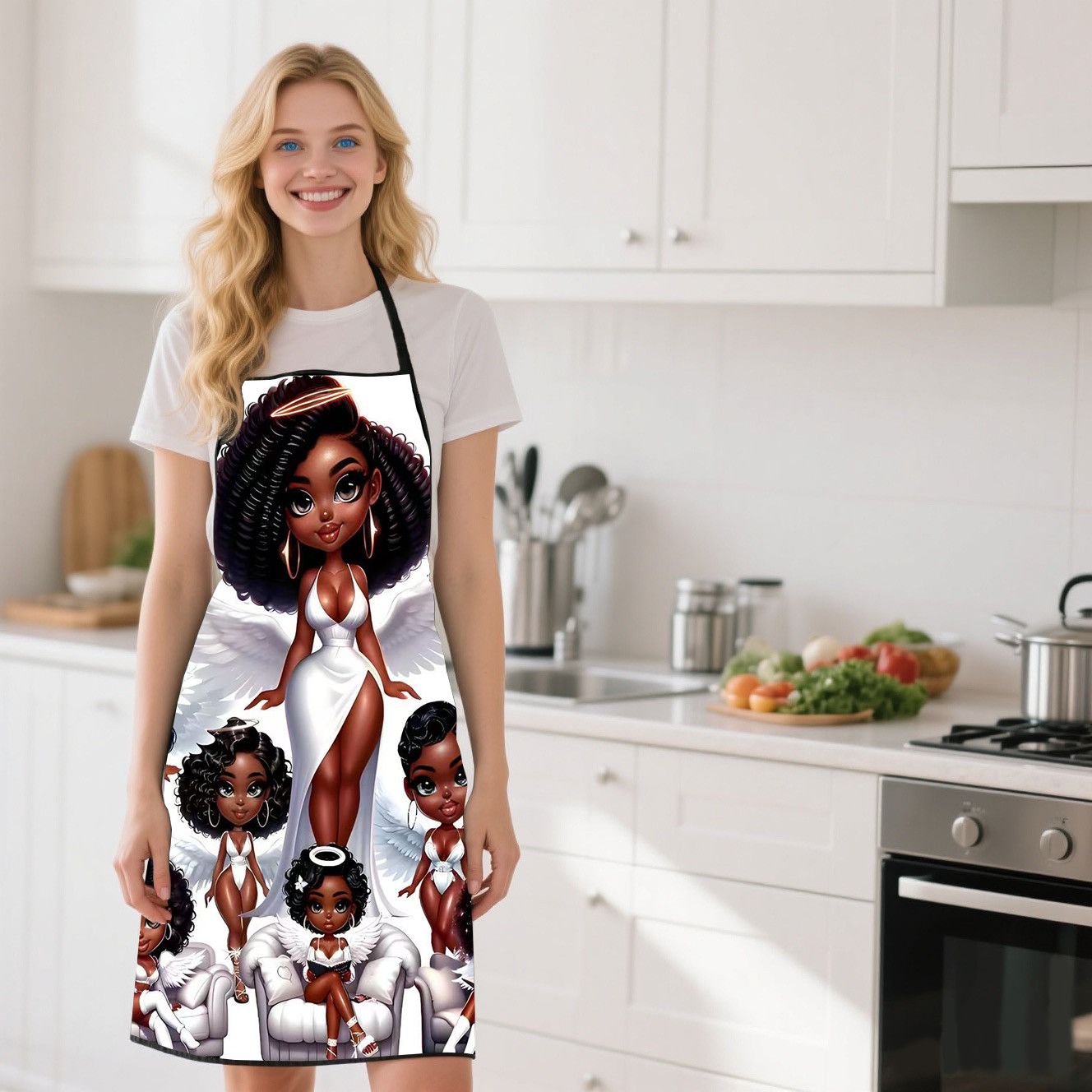 Angel Beauty Printed Kitchen A - Commercial Fabric Printing 评论和价格