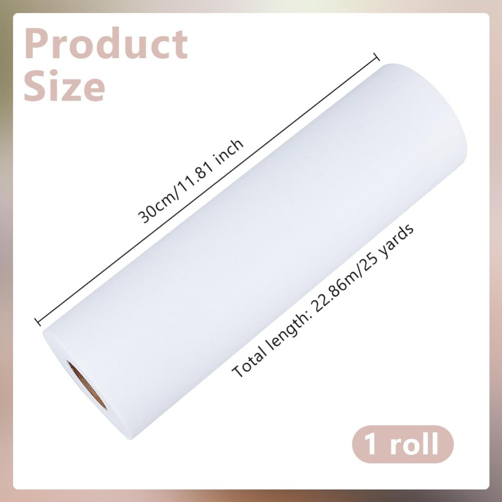 White Cut Away Embroidery Stab - Embroidery Stabilizer Backing 评论和价格