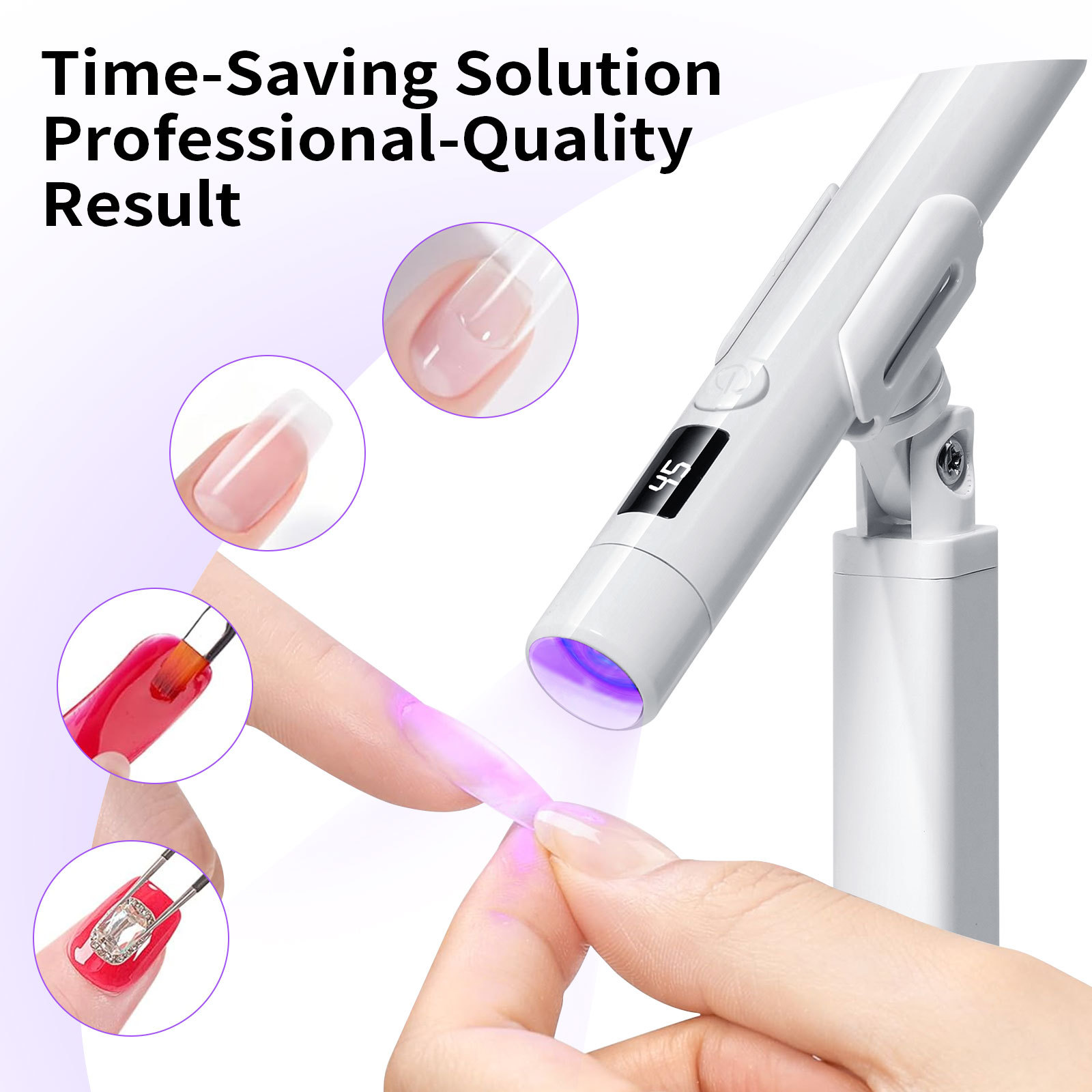 Mini Nail Art UV LED Light Rec - Uv Led Lamp Printer 评论和价格