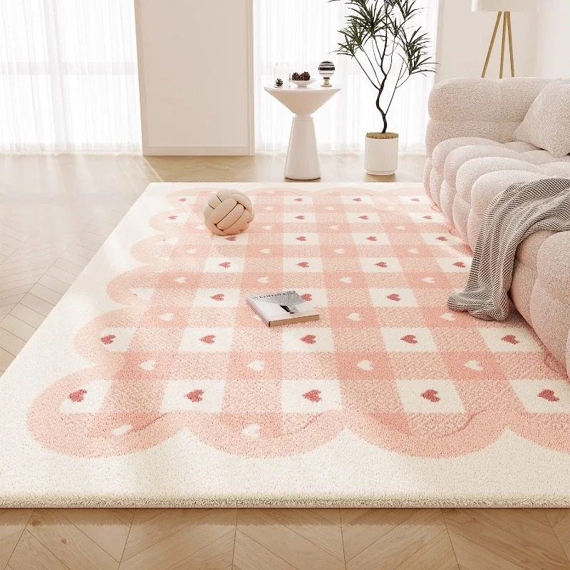 Sweet Pink Living Room Carpet  - Printing On Commercial 评论和价格